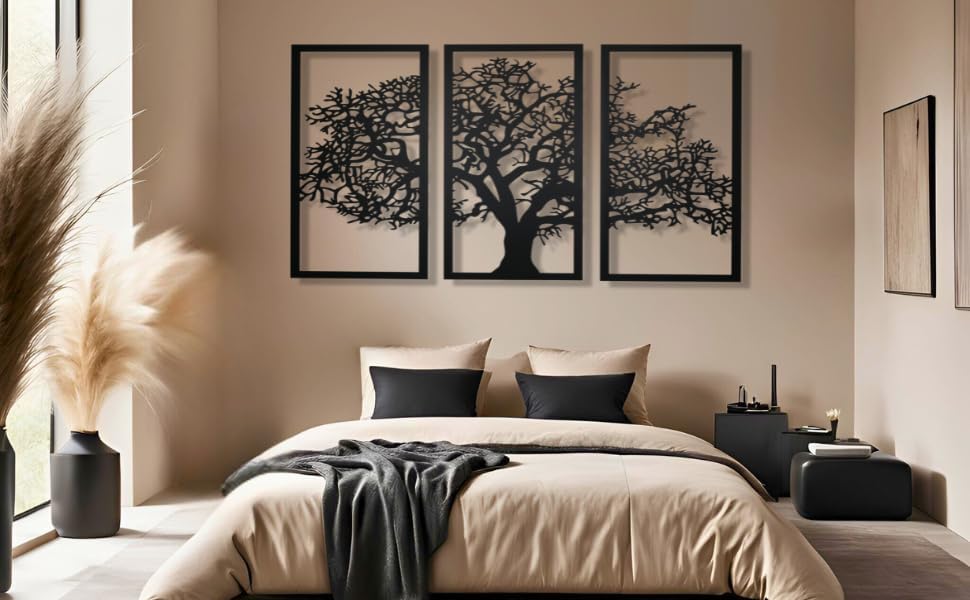 Vailla 3D Wood Wall Art Tree of Life Decor