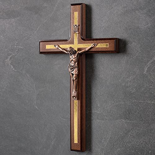 Asterom 12 Inch Handmade Wood Wall Cross