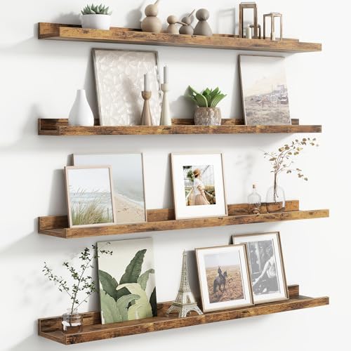 FLYJOE Floating Picture Ledge Shelves Set of 4