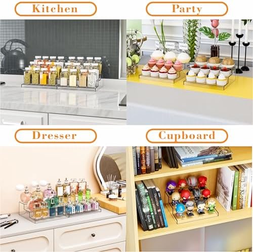 Yieach 3 Tier Acrylic Display Stand 2PCS