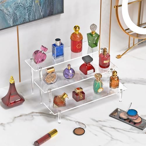 3 Tier Acrylic Display Risers for Home Dcor
