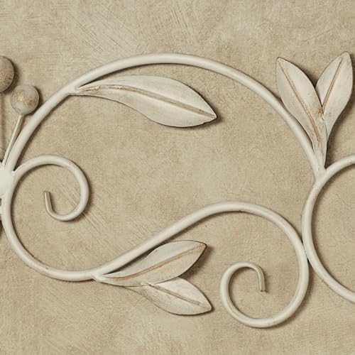 Catarina Ivory Medium Metal Wall Topper 1