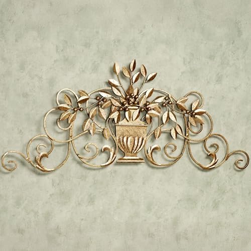 Touch of Class Urna Toscana Wall Grille Aged Gold 40 Inches Wide