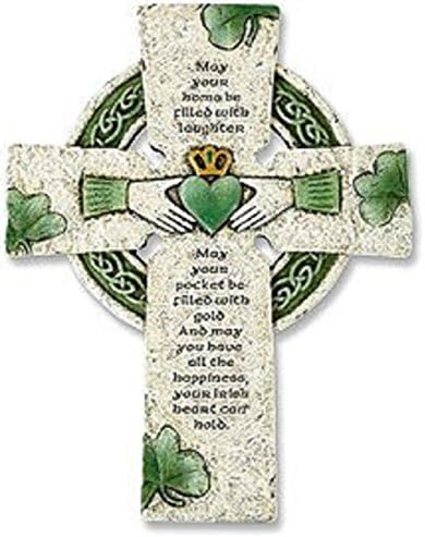 Traditional Irish Wall Cross with Blessing for Living Room 1