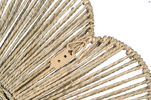 PEMAR Set of 5 Seagrass Wall Decor Baskets