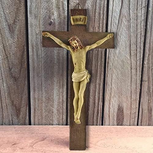 Jesus Crucifix Wall Cross 906 In Resin Sculpture