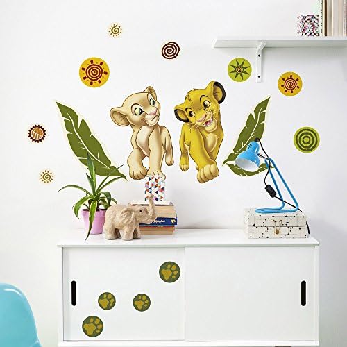 Komar Disney Simba Nala Freestyle Deco Sticker Set of 17 Pieces