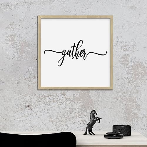 Personalized Framed Wooden Wall Art Sign 12x12in