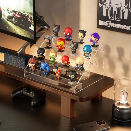 Valiayi 12inch 4 Tier Acrylic Display Riser Stand