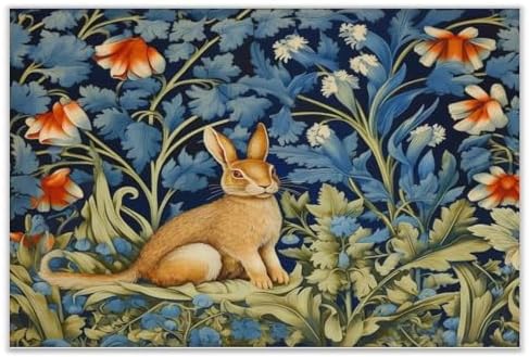 Rabbit Forest Hares Wood Wall Art Sign Home Decor