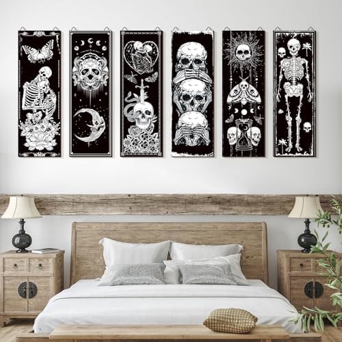Sintuff 6 Piece Black Gothic Wall Decor Set