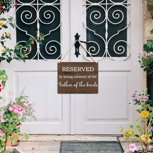 Ryeolo Wedding Memorial Sign for Father of Bride