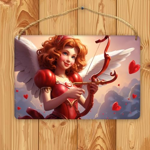 CDSASHCA Enchanting Cupids Charm Wood Sign