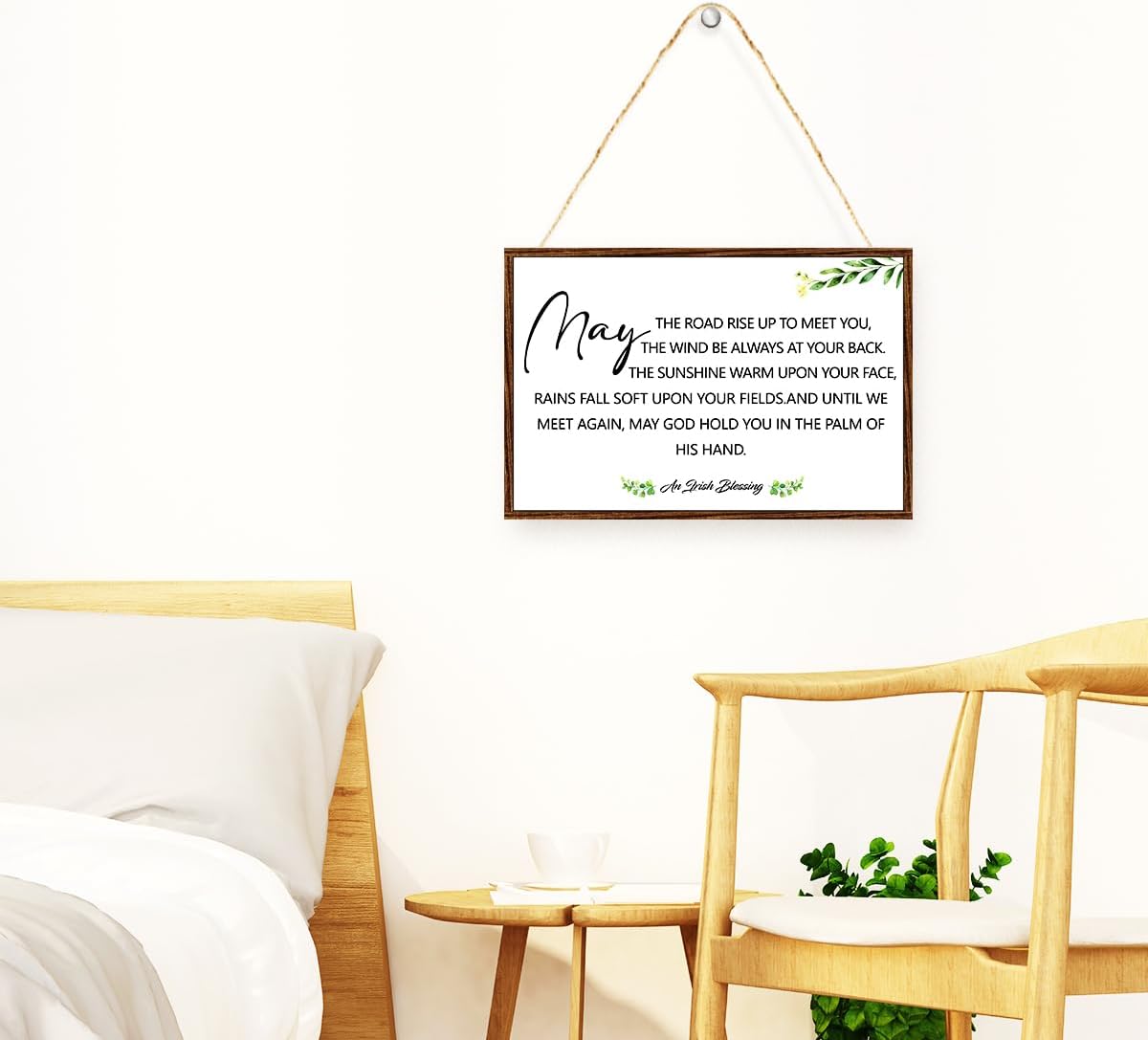 Irish Blessing Sign Wood Plaque Wall Decor