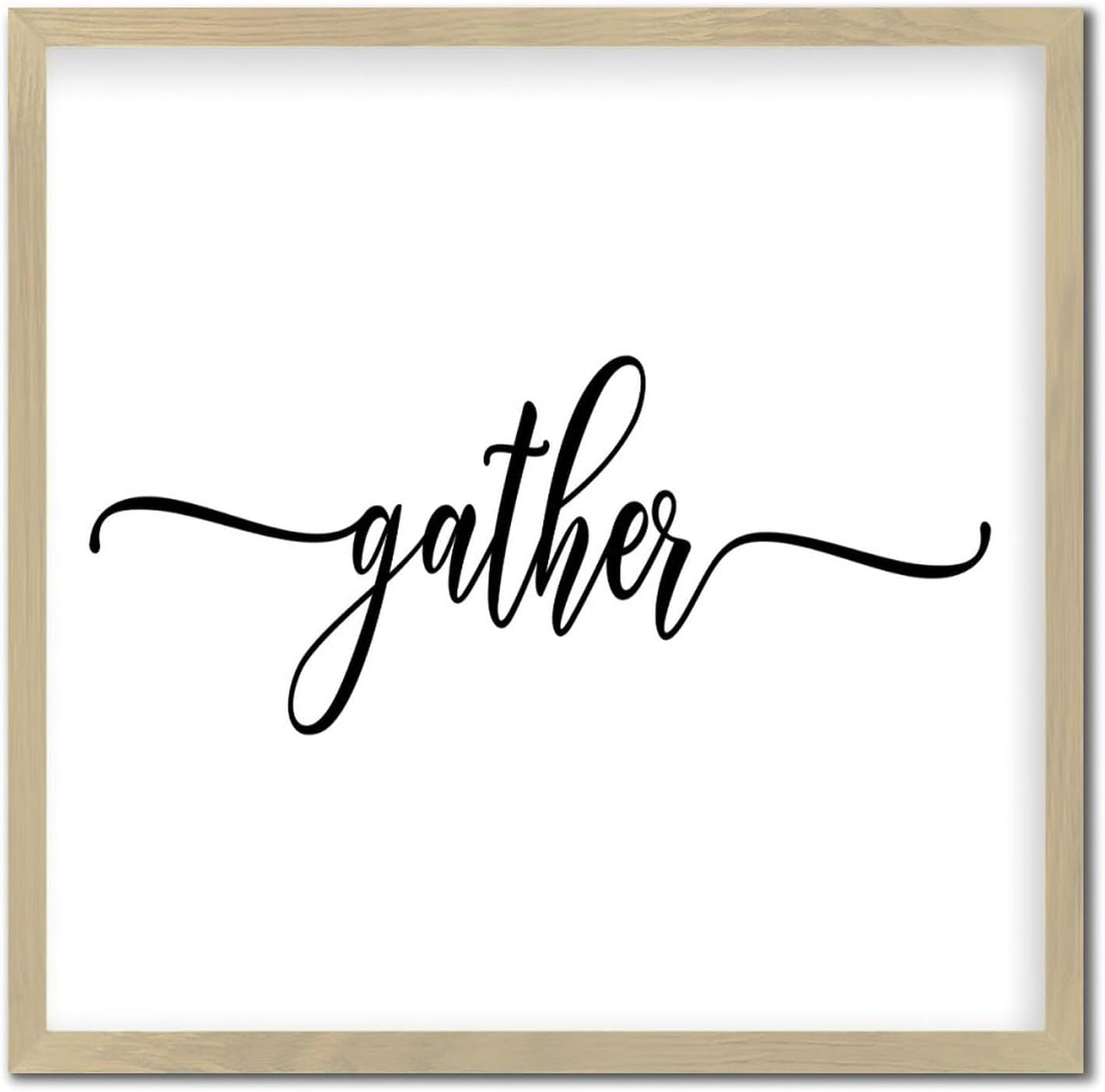 Personalized Framed Wooden Wall Art Sign 12x12in
