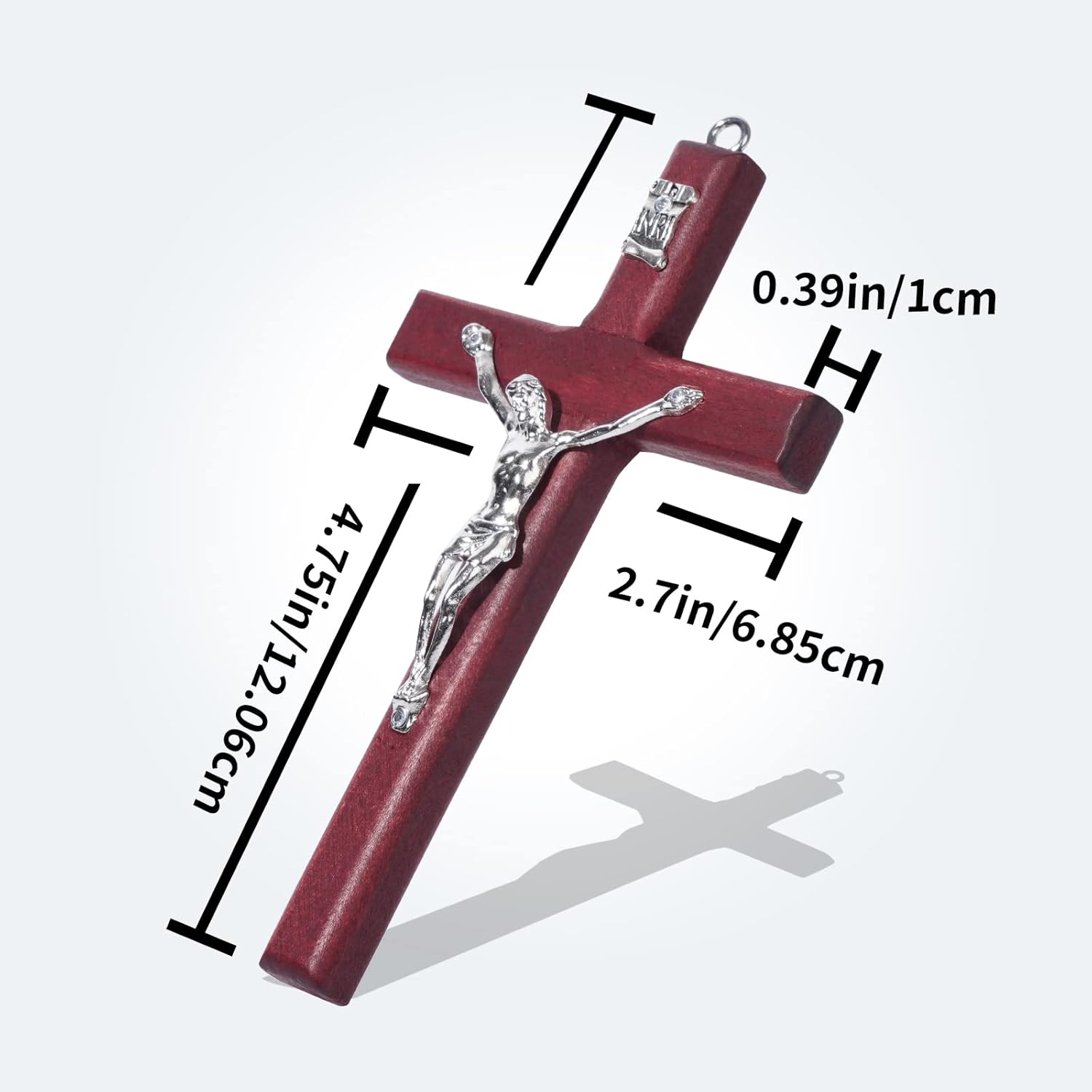 SHAOQINLIN 12 Piece Wooden Wall Cross Decor