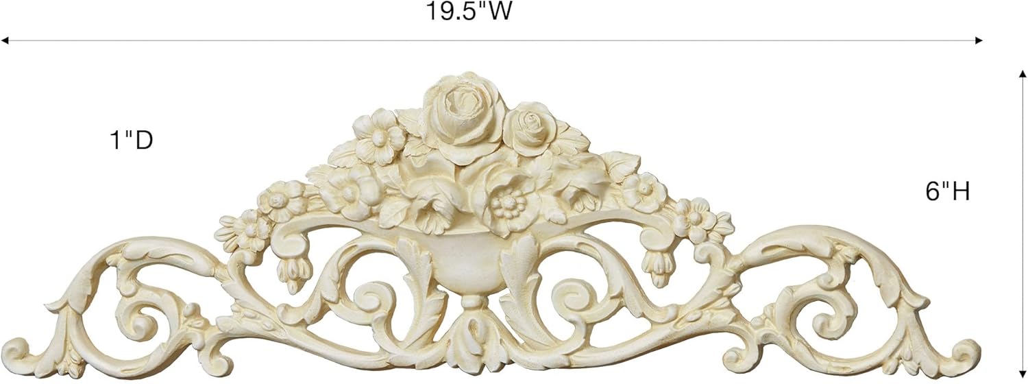 Touch of Class Giovana Ivory Acanthus Wall Decor