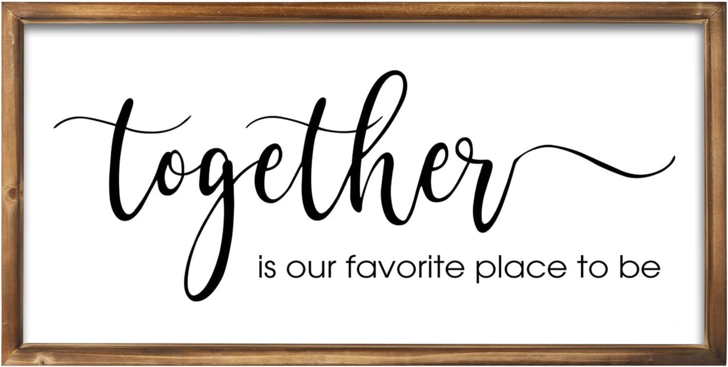 24 x 12 Inch Rustic Family Wall Decor Sign