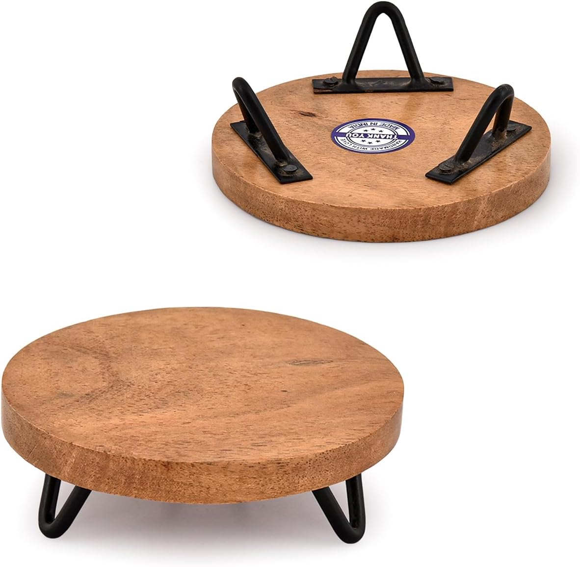 BHAVATU Riser Display Stands Set of 2 4x4x15