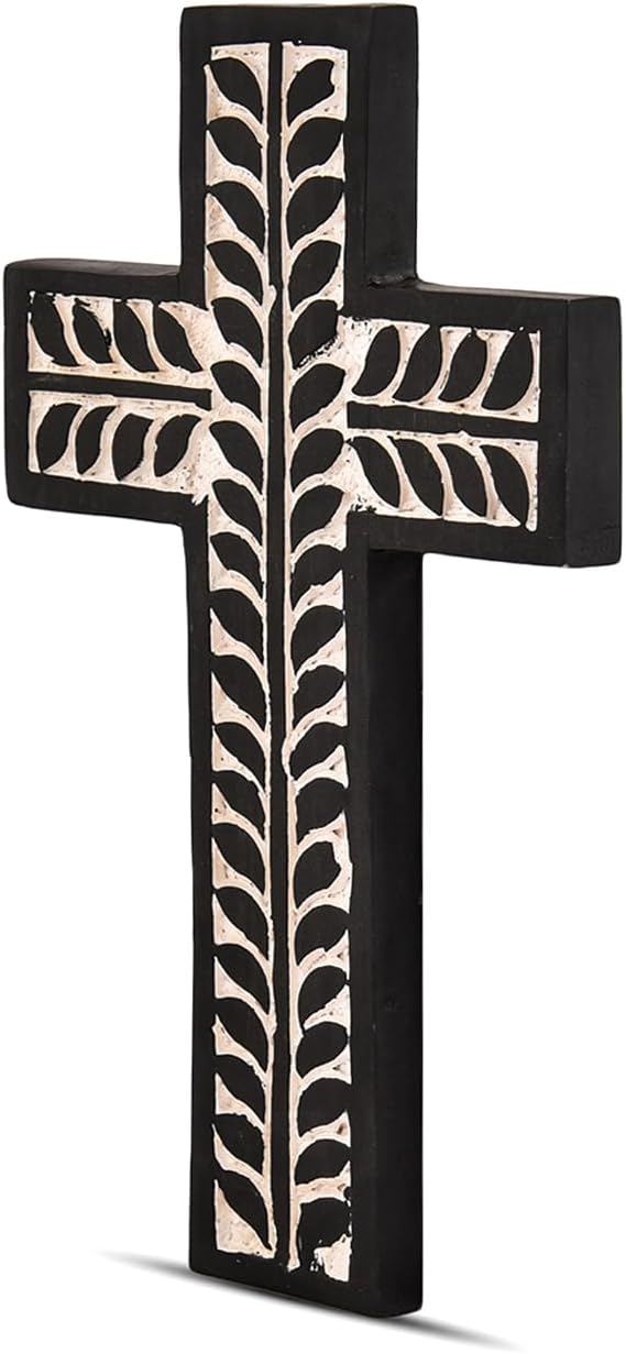 EDHAS Wooden Cross Wall Decor for Home Church
