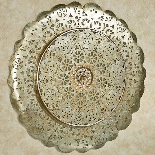 Touch of Class Dariela Round Wall Art - Gold and Silver 1