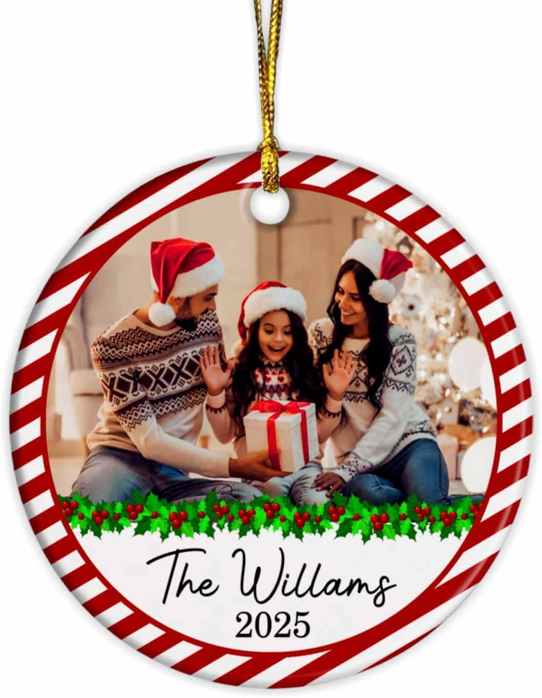 Ziraci Custom Family Christmas Ornament 2025