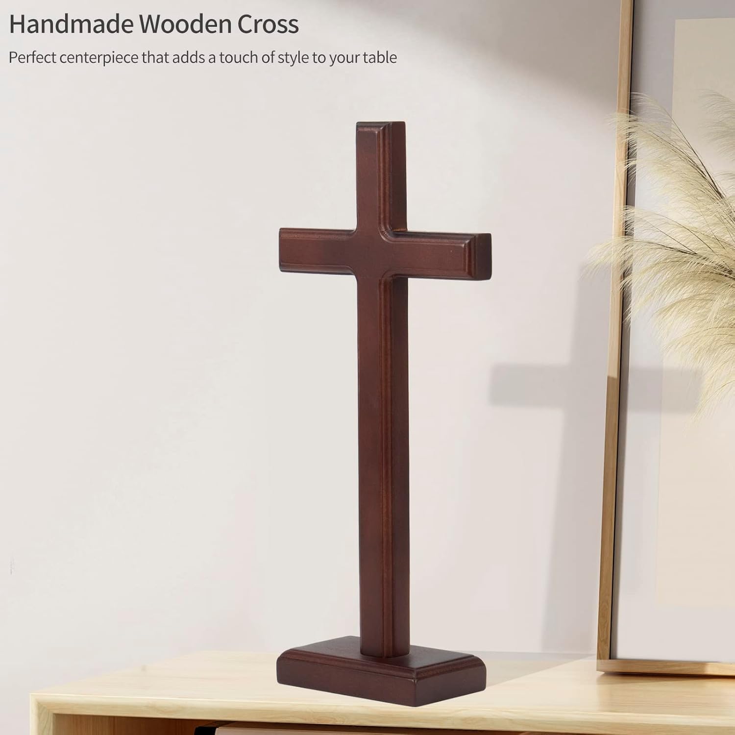 ARCHOBAN 128 Wood Cross - Standing or Hanging
