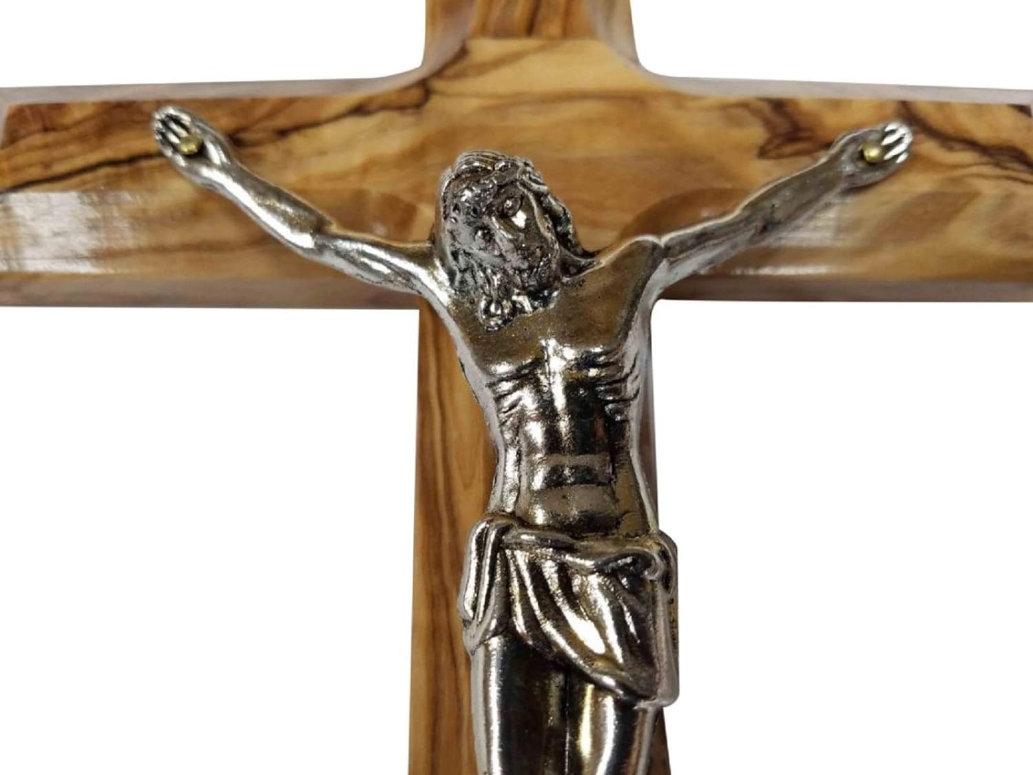 Bethlehem Gifts TM Handcarved Olive Wood Cross Crucifix 8 Inch