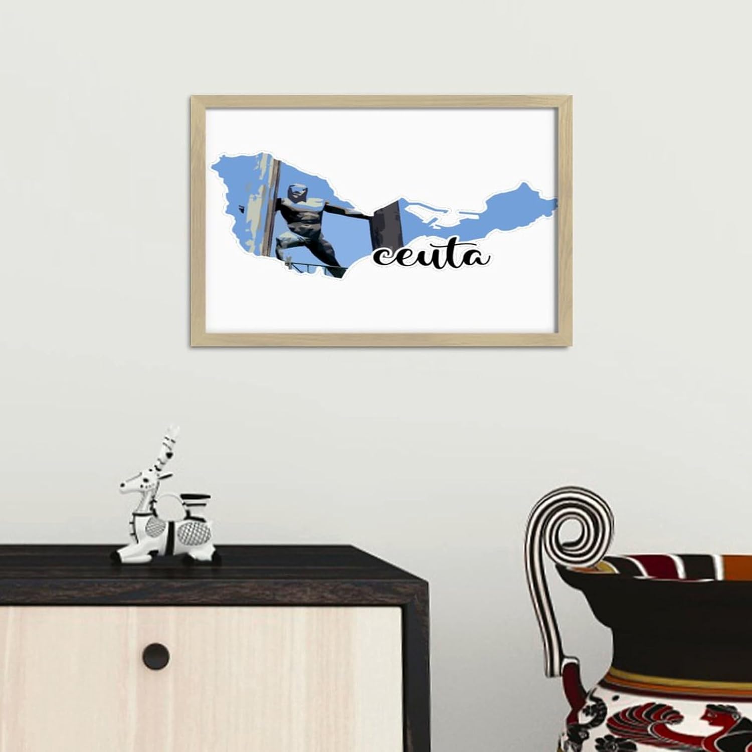 Inspirational Wood Framed Printed Sign 8x12in