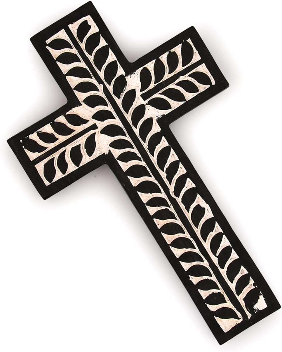 EDHAS Wooden Cross Wall Decor for Home Church