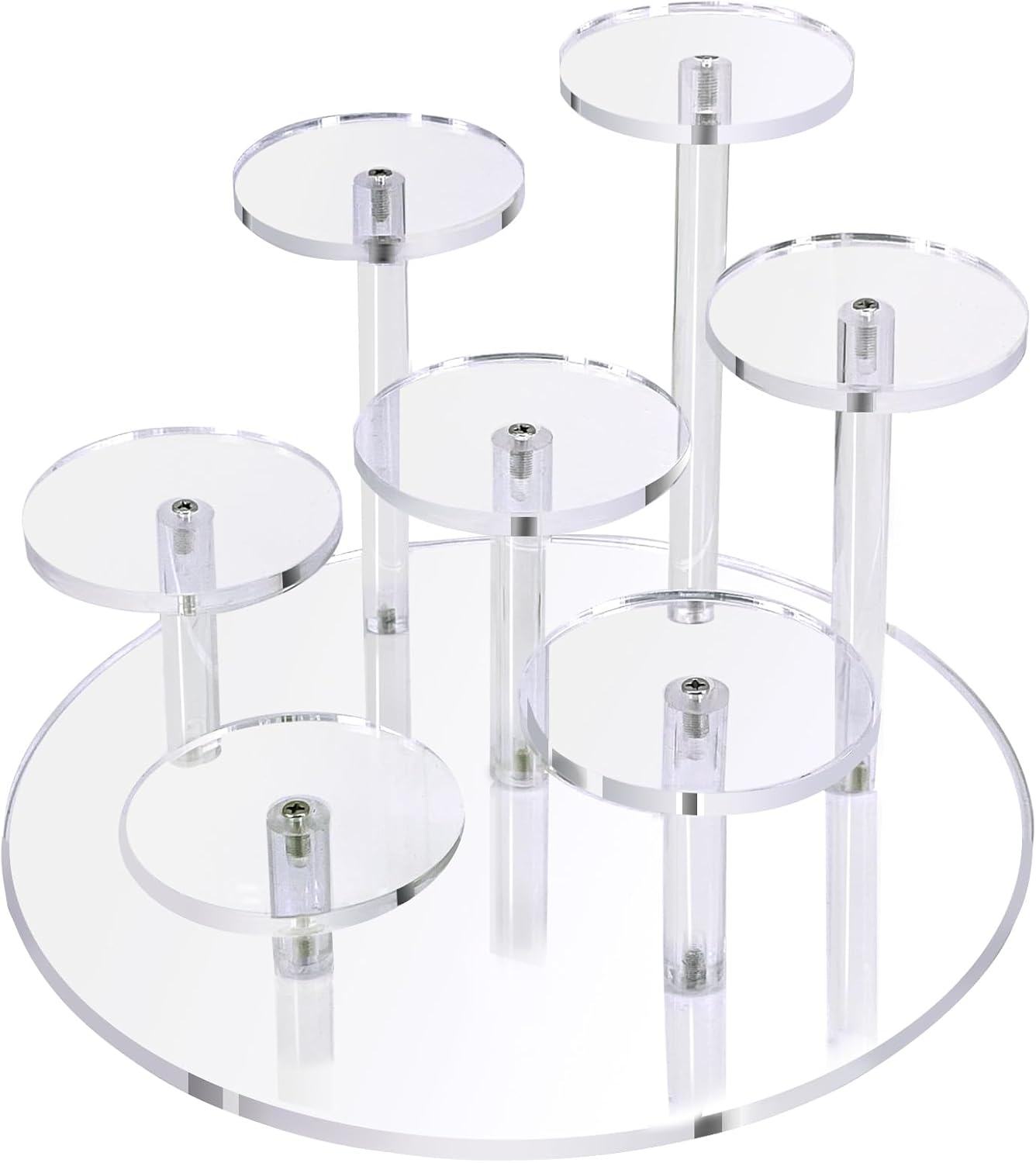 7-Tier Acrylic Display Stand for Figures and Collectibles
