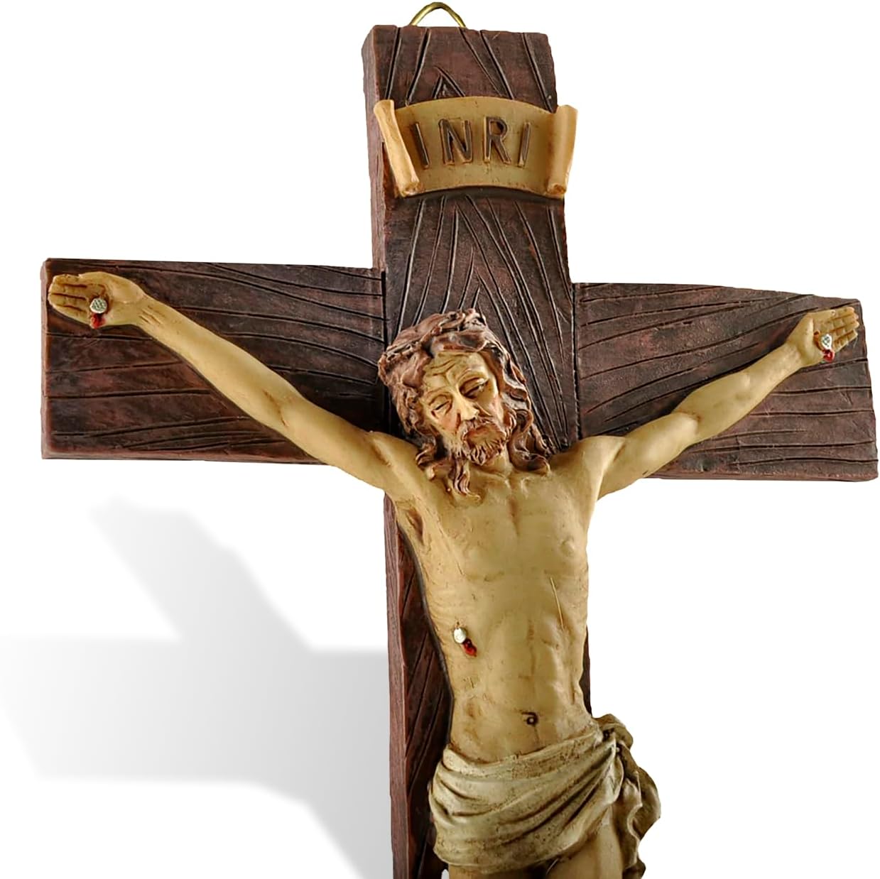 Jesus Crucifix Wall Cross 906 In Resin Sculpture