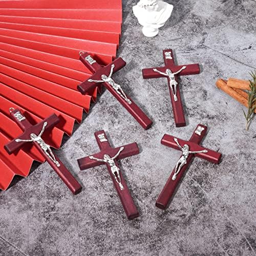 SHAOQINLIN 12 Piece Wooden Wall Cross Decor