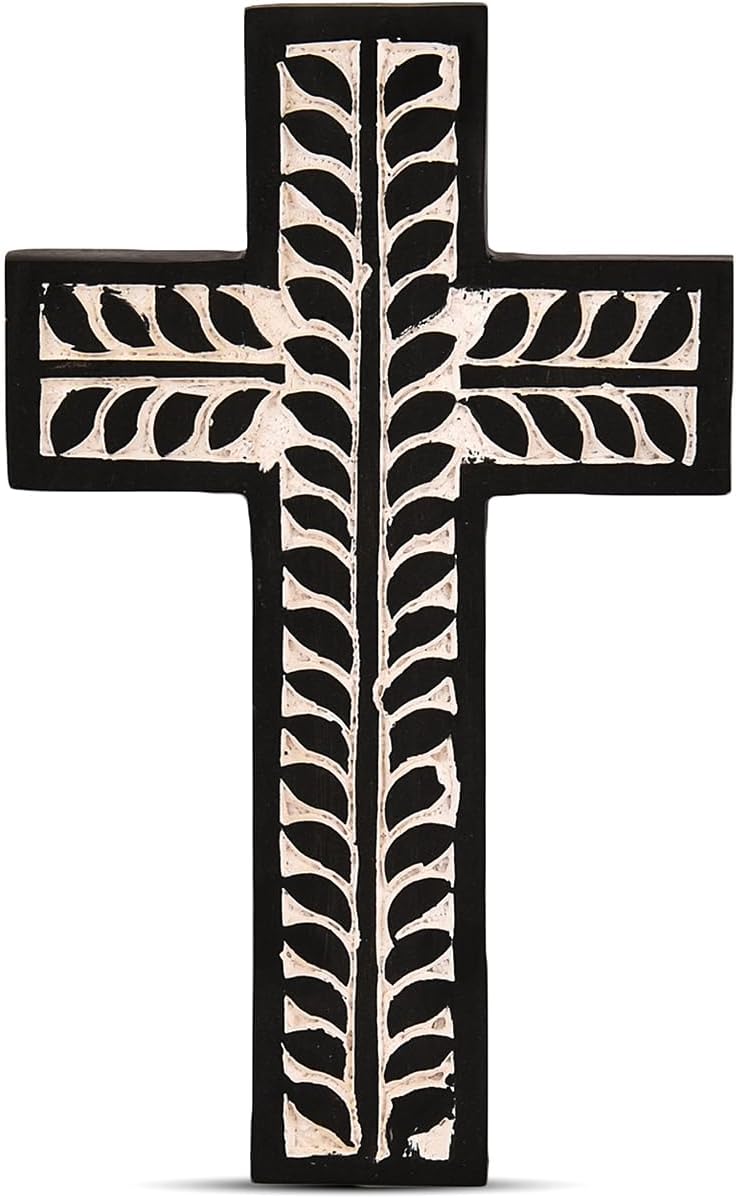 EDHAS Wooden Cross Wall Decor for Home Church