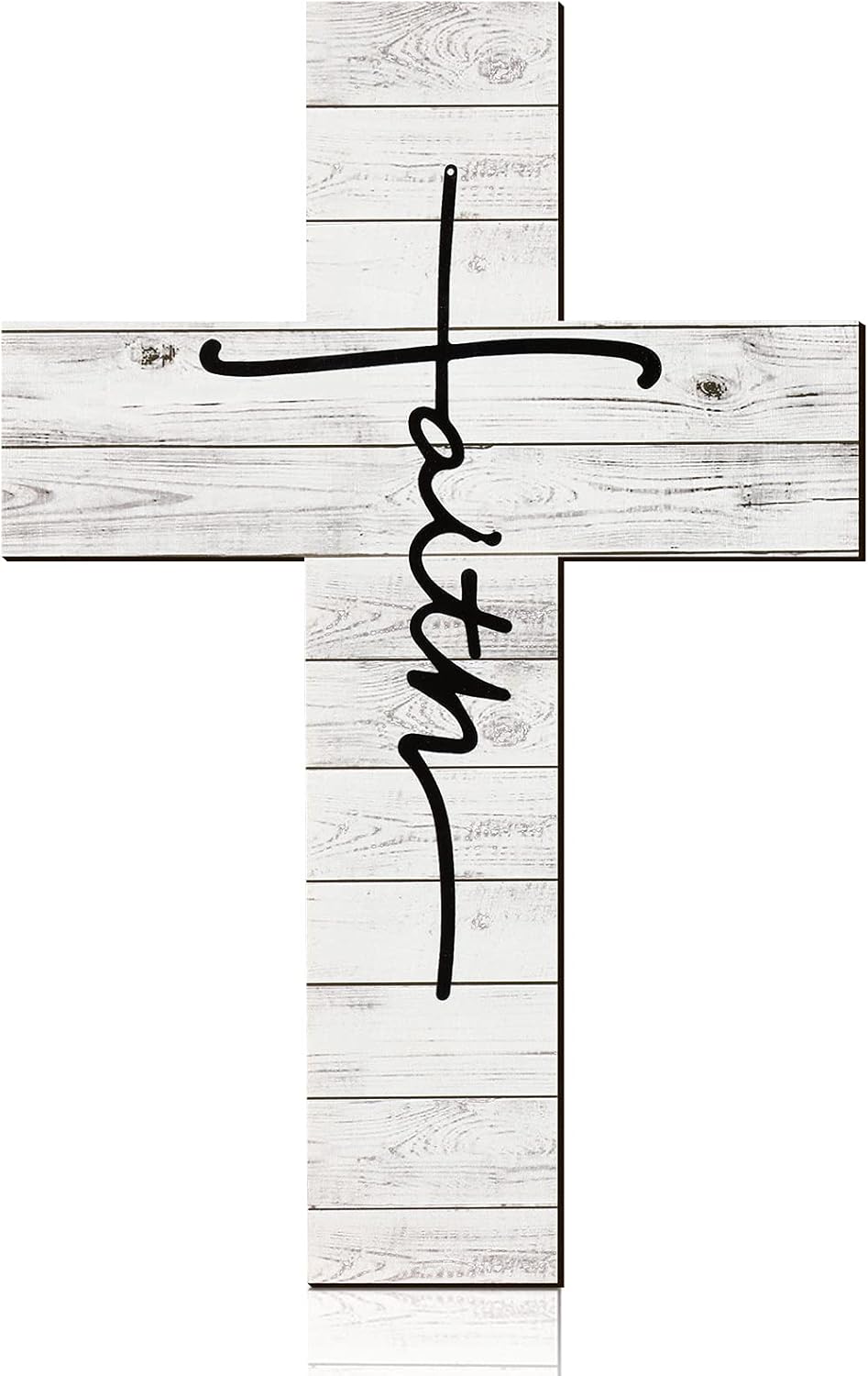 Jetec Faith Cross Wall Art Wooden Christian Decor
