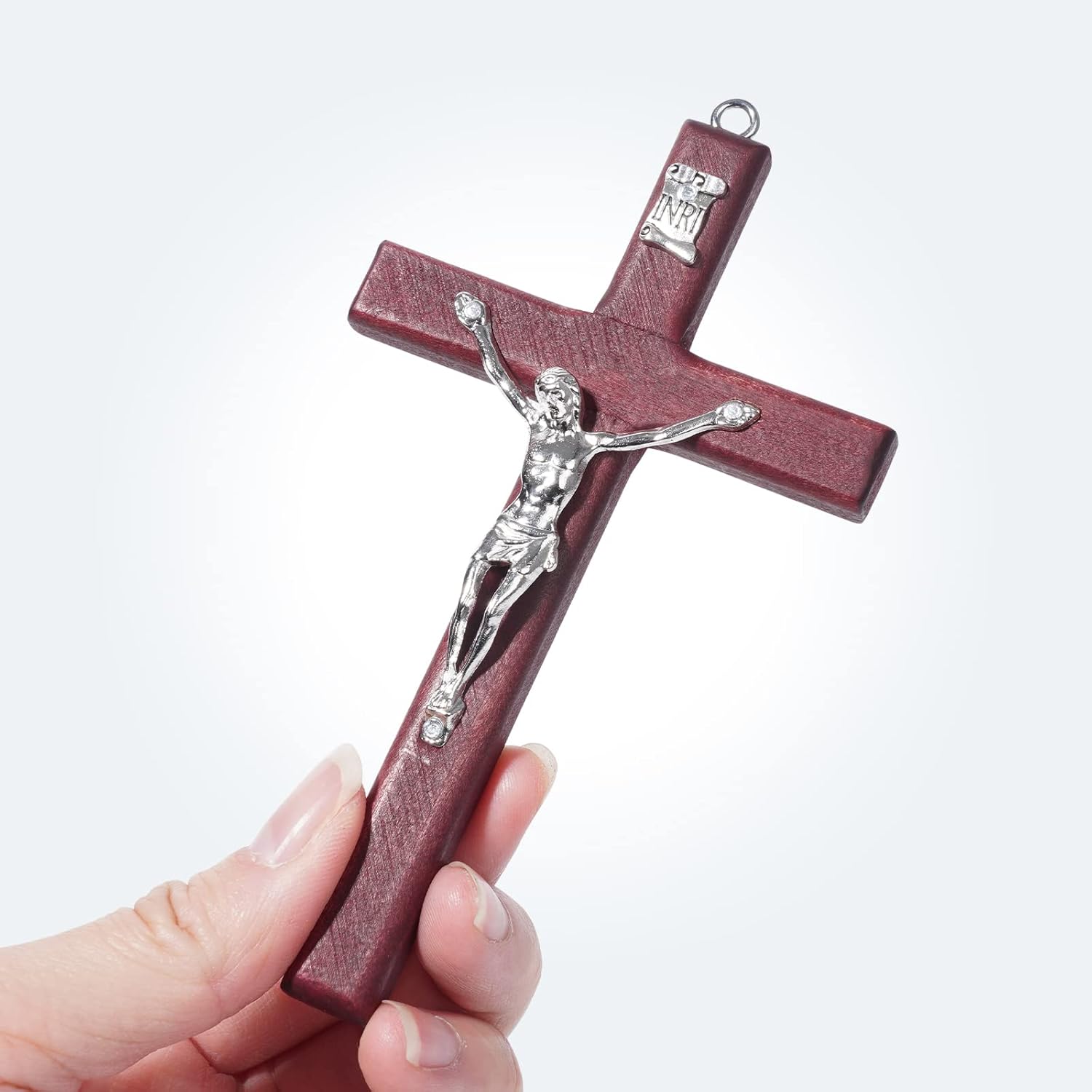SHAOQINLIN 12 Piece Wooden Wall Cross Decor