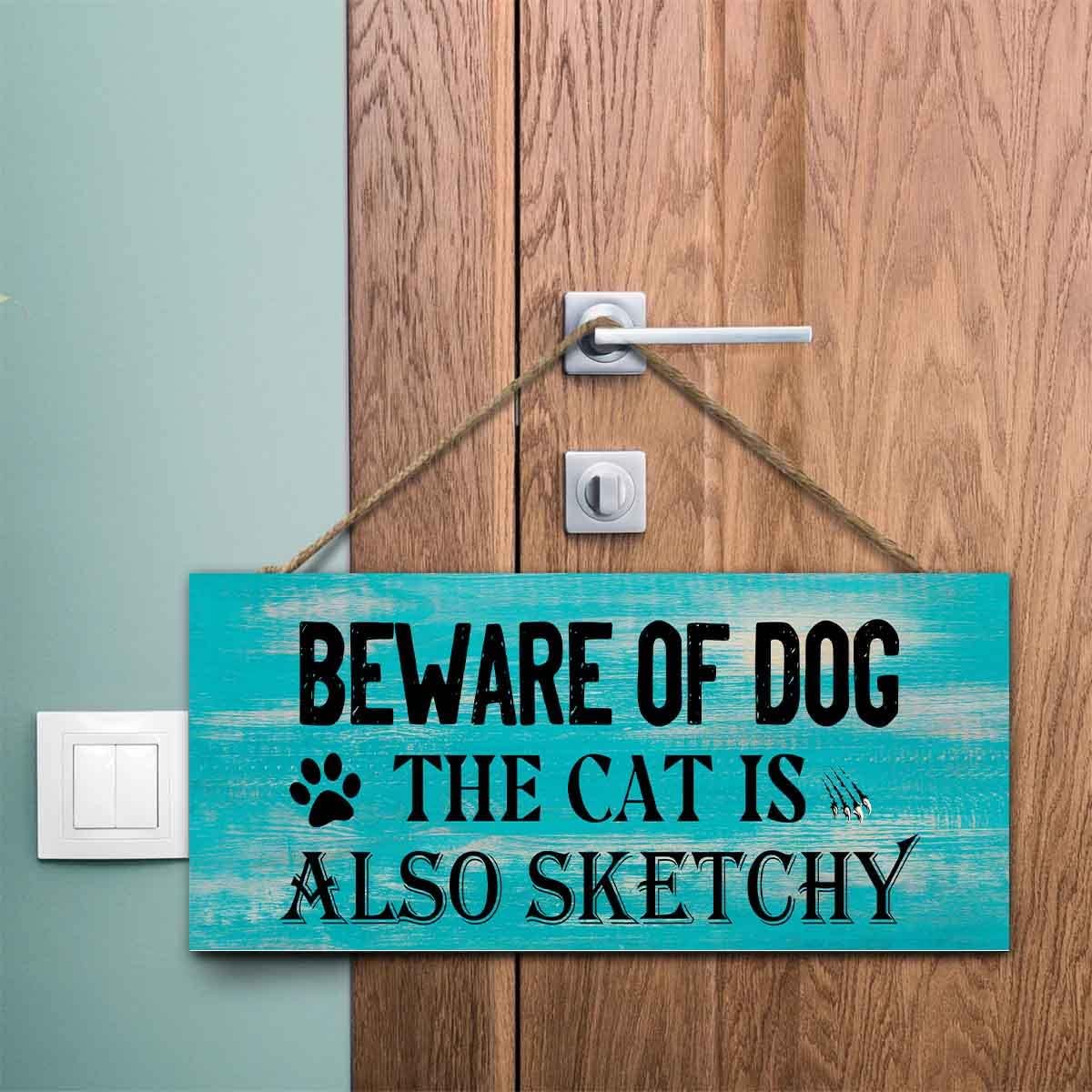 Welcome Sign for Front Door Decor Funny Wreath