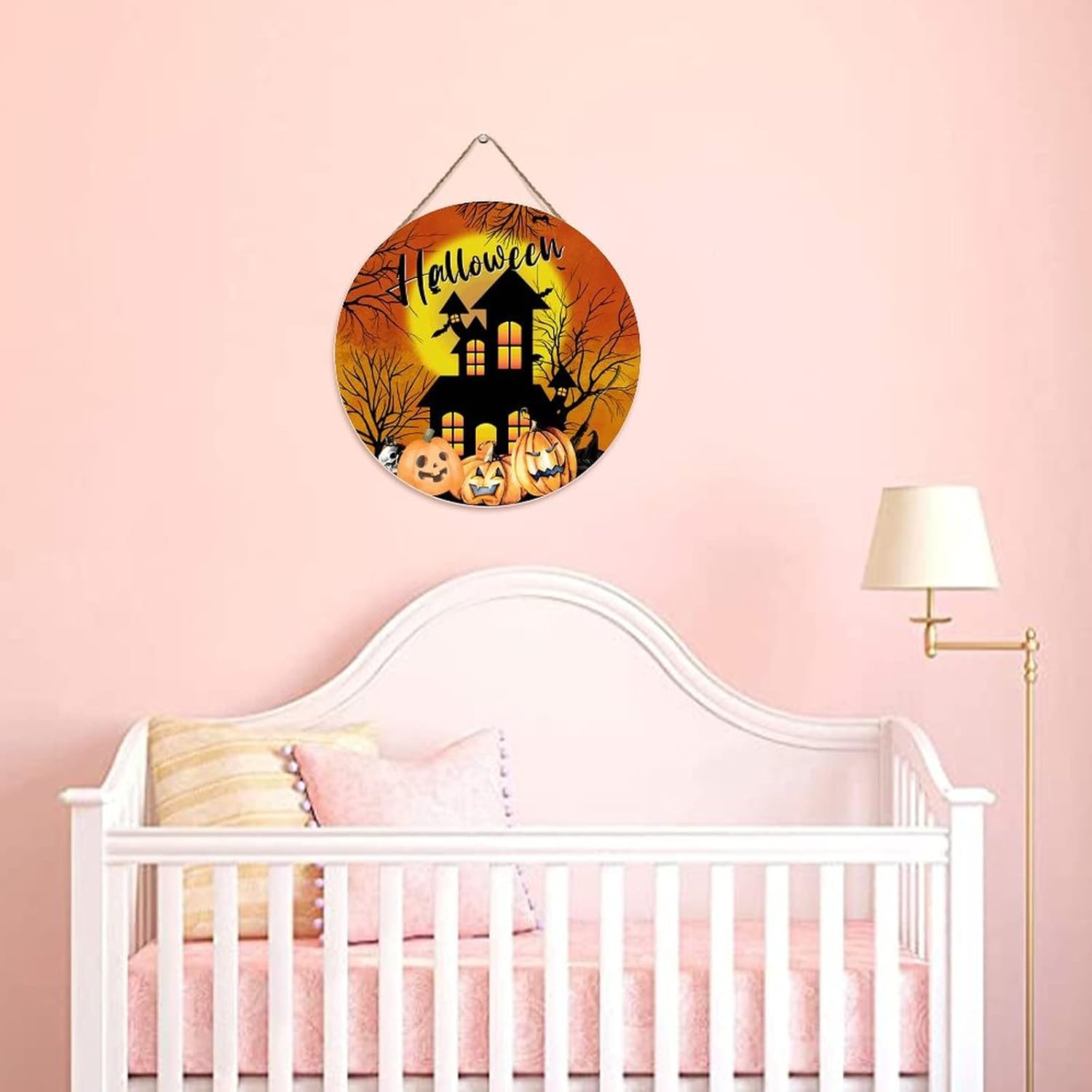 Wodevor Medieval Forest Castle of Terror Halloween Wall Sign