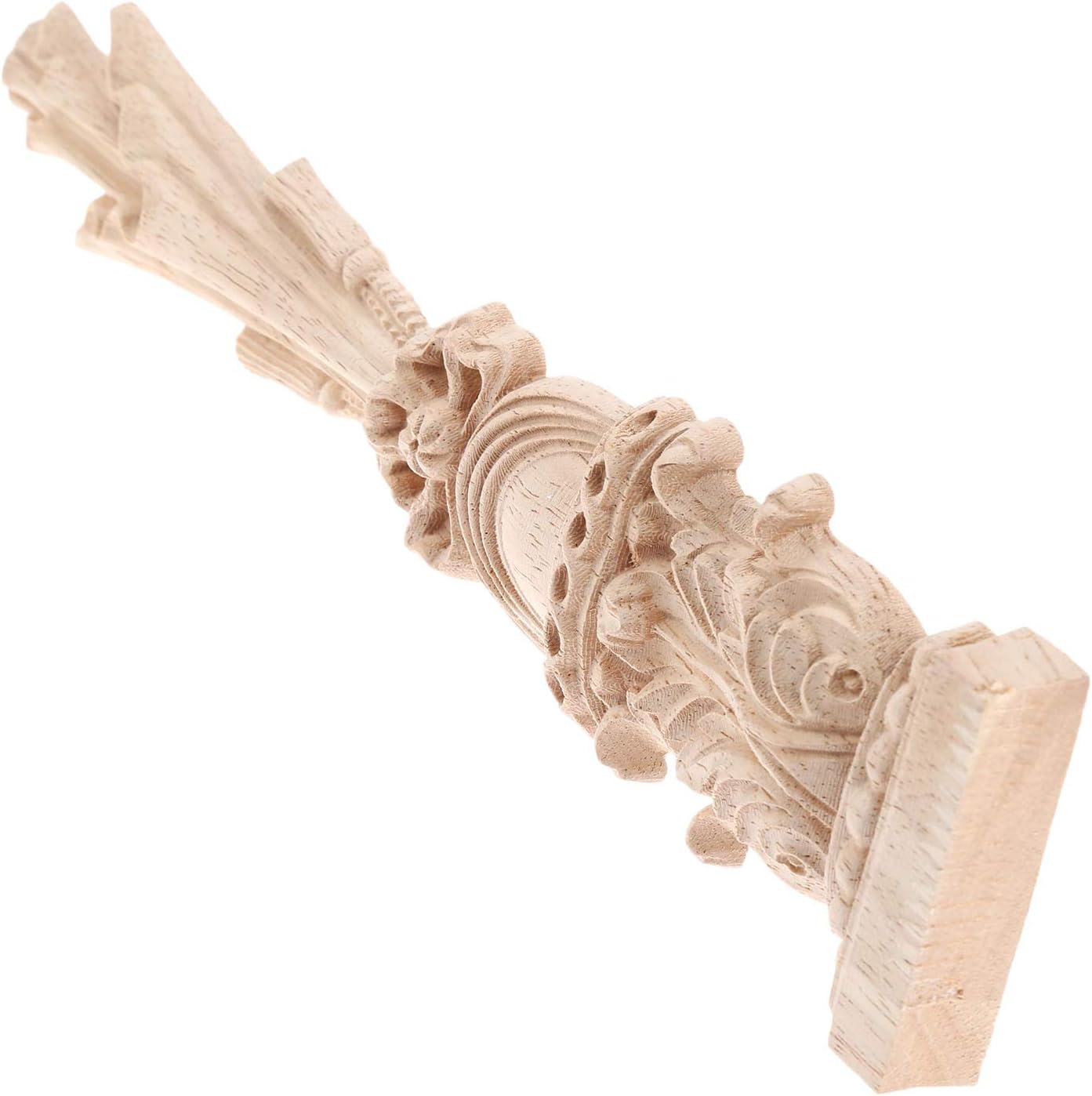 MUXSAM Wooden Carved Onlays 2-Pack for Decor