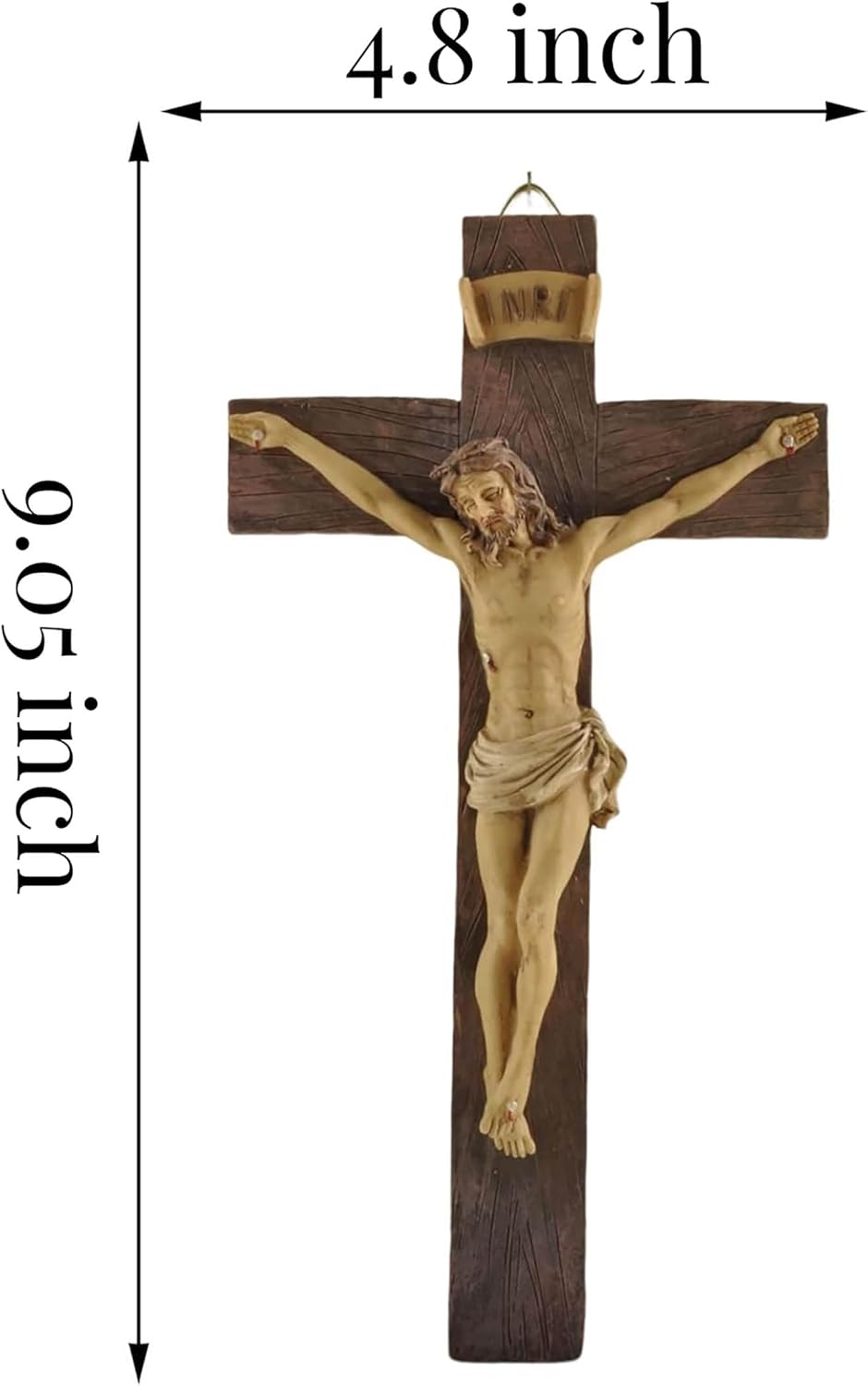 Artisan Flair Wall Cross Resin Crucifix 905 Inches