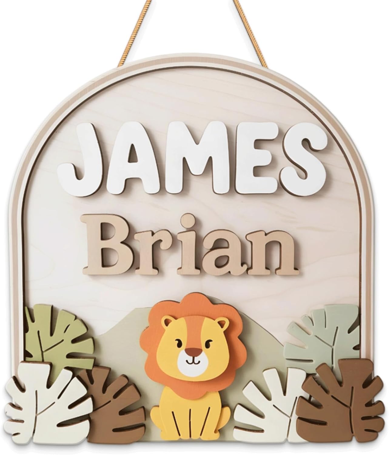 Personalized Baby Name Sign for Nursery Decor