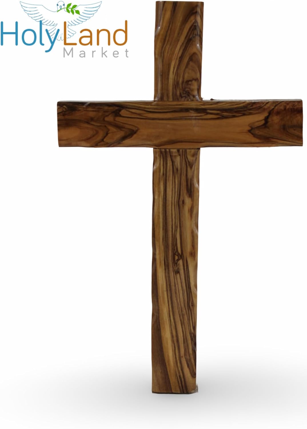 Holy Land Market Olive Wood Cross 10 Inches