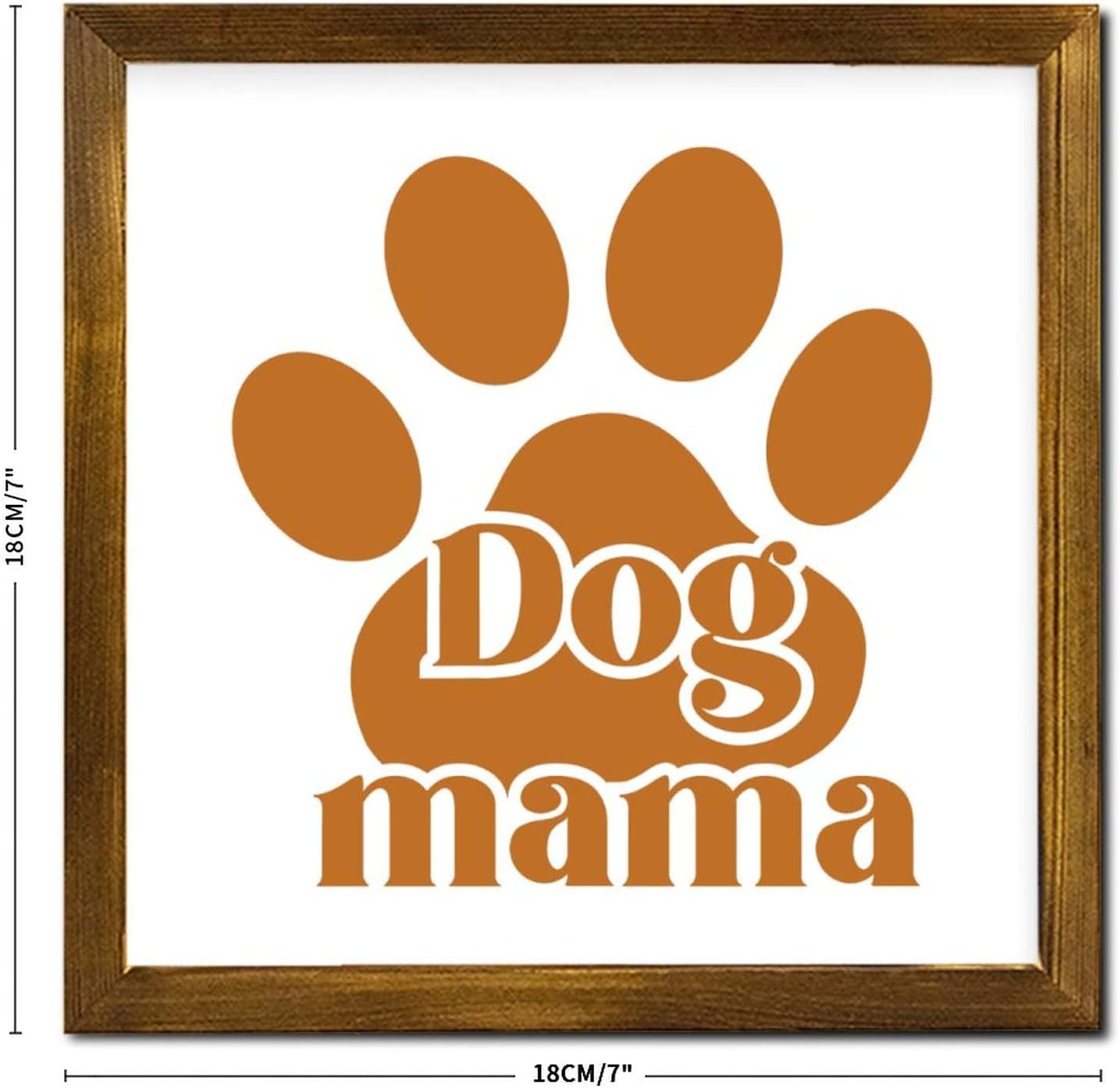 Mothers Day Wood Frame Sign 7x7 Inch