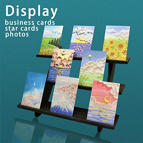 3 Tier Earring Display Stand For Selling Brown 1