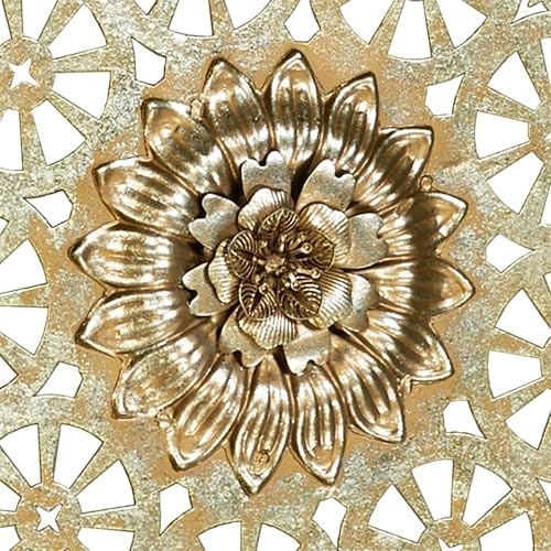 Touch of Class Dariela Round Wall Art - Gold and Silver 1