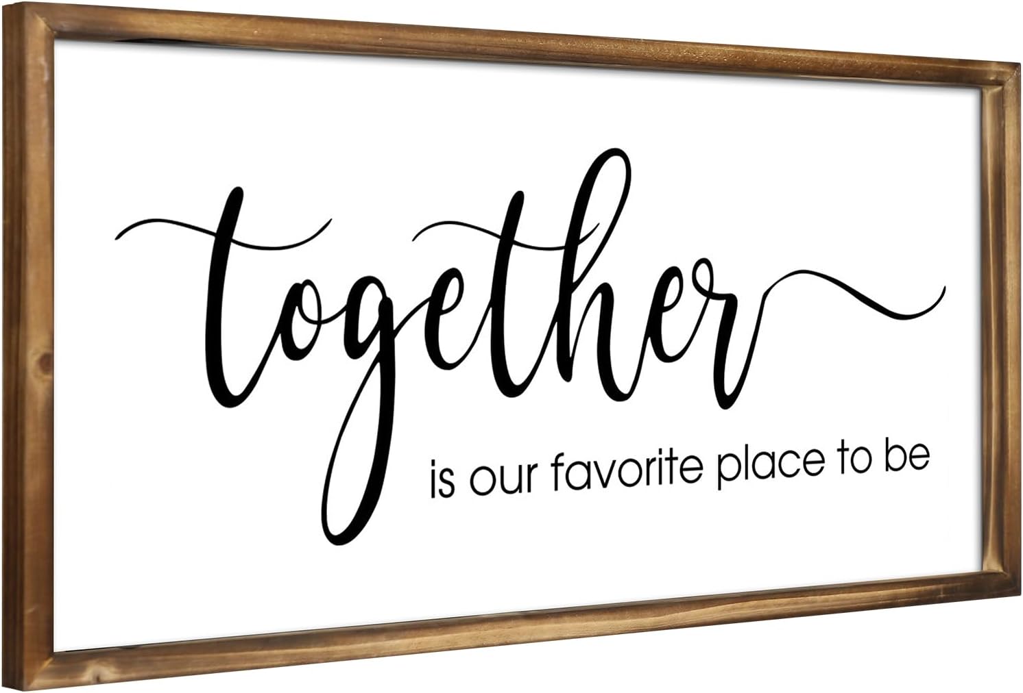 24 x 12 Inch Rustic Family Wall Decor Sign