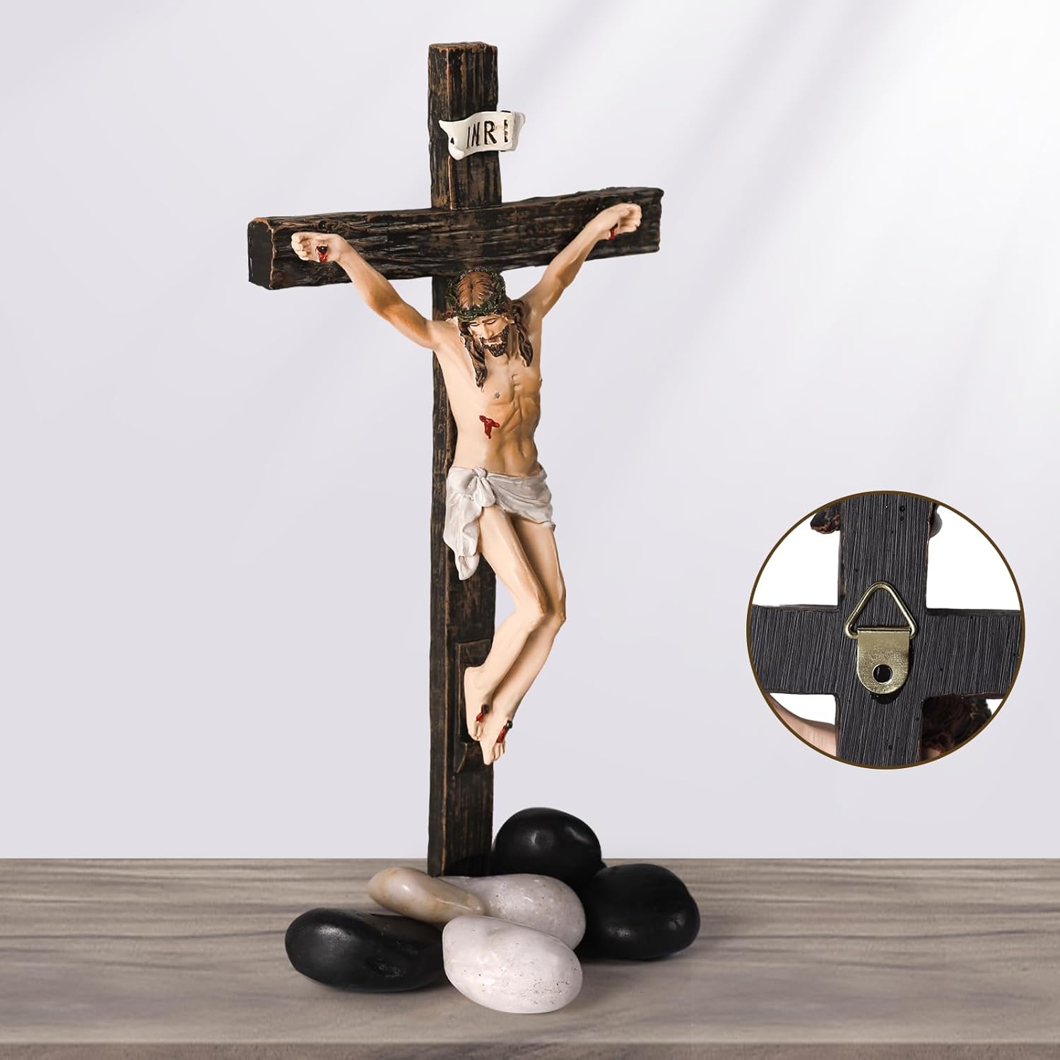 TALPGOD 10 Inch Wall Cross Religious Decor