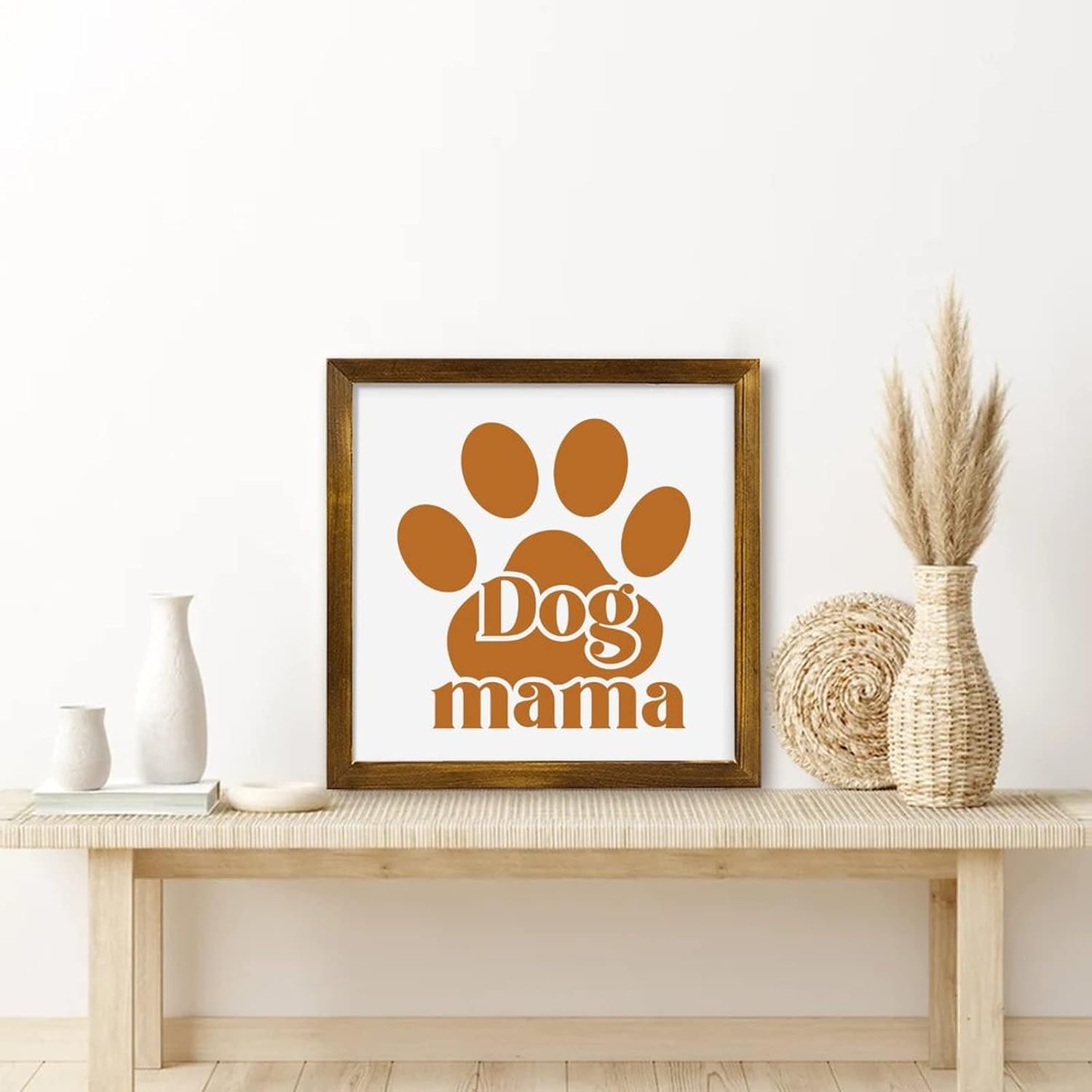 Mothers Day Wood Frame Sign 7x7 Inch