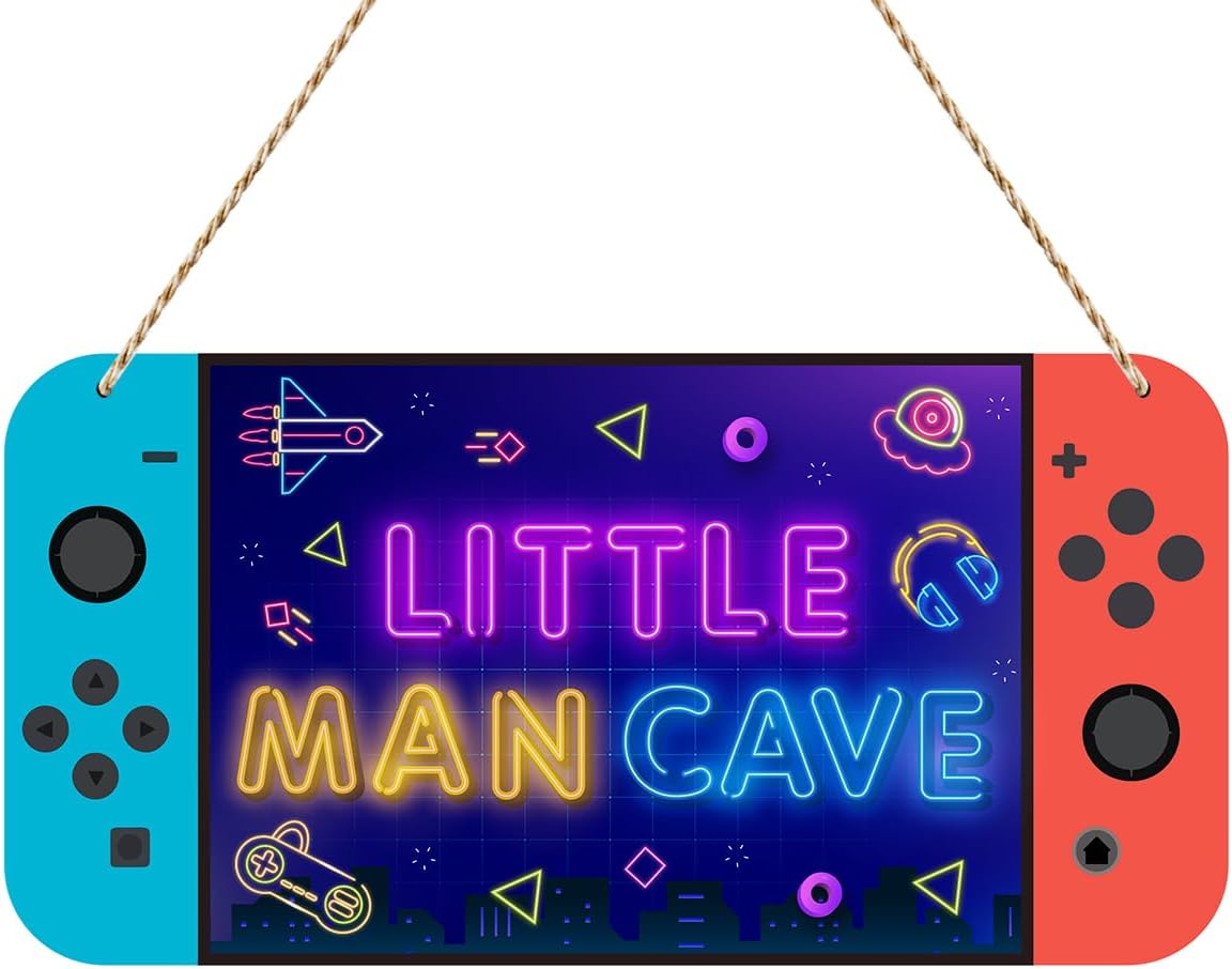 Little Man Cave Sign for Boys Room Decor 1