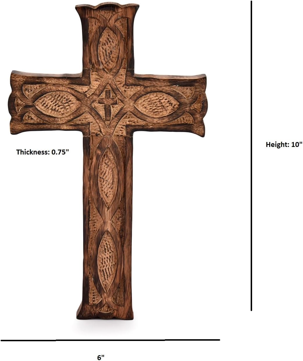Nirvana Class Handmade Wooden Wall Cross